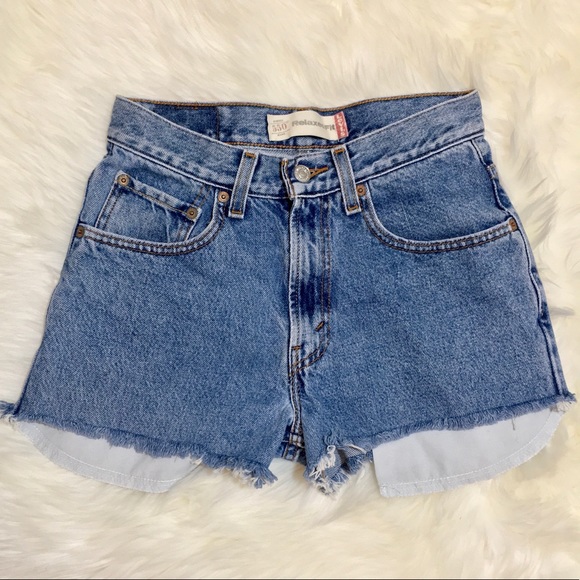 levi's 550 jean shorts